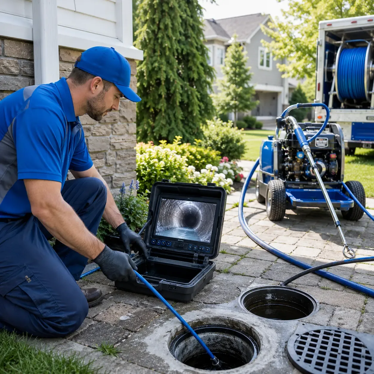 Outdoor drain cleaning professionals serving Lisbon, ND